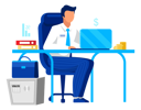 پیش‌نمایش فایل accountant-manages-business-finance-3992779 از پک کارکنان شرکت کسب‌وکار