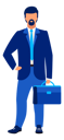 پیش‌نمایش فایل businessman-going-to-office-3992778 از پک کارکنان شرکت کسب‌وکار