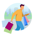 پیش‌نمایش فایل man-doing-shopping-4048914 از پک خرید