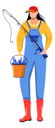 پیش‌نمایش فایل fisherwoman-doing-fishing-4013148 از پک مشاغل دریانوردی