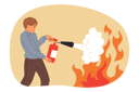پیش‌نمایش فایل man-uses-fire-extinguisher-heroically-approaching-flame-and-trying-to-put-out-source-of-danger-11624280 از پک فعالیت افراد