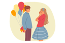 پیش‌نمایش فایل romantic-man-makes-birthday-surprise-for-girlfriend-holding-gift-box-and-balloons-behind-back-11624268 از پک فعالیت افراد