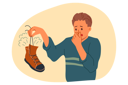 پیش‌نمایش فایل smelly-shoe-in-hands-of-man-suffering-from-bad-odor-and-symptoms-of-foot-mycosis-11624261 از پک فعالیت افراد
