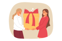 پیش‌نمایش فایل two-women-are-holding-large-gift-box-with-red-bow-rushing-to-congratulate-hero-of-day-on-birthday-11624271 از پک فعالیت افراد