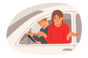 پیش‌نمایش فایل woman-failed-driver-license-test-and-shrugs-as-looks-out-of-car-with-disgruntled-instructor-11624284 از پک فعالیت افراد