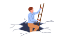 پیش‌نمایش فایل business-man-escapes-from-difficult-situation-showing-courage-and-climbing-stairs-from-abyss-11623983 از پک فعالیت افراد
