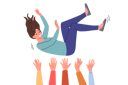 پیش‌نمایش فایل celebrating-and-throwing-up-woman-during-birthday-party-or-celebration-for-university-students-11623984 از پک فعالیت افراد