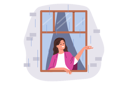 پیش‌نمایش فایل first-autumn-rain-brings-joy-to-woman-looking-out-of-apartment-window-and-catching-drops-with-smile-11623980 از پک فعالیت افراد
