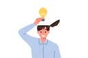 پیش‌نمایش فایل man-learns-about-innovative-idea-puts-light-bulb-inside-head-to-improve-own-creative-thinking-11623976 از پک فعالیت افراد