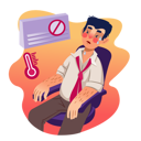 پیش‌نمایش فایل man-suffers-from-broken-air-conditioner-on-hot-summer-day-and-sweats-while-sitting-in-office-chair-11623930 از پک فعالیت افراد