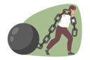 پیش‌نمایش فایل businessman-pulling-heavy-load-and-wanting-to-achieve-goal-in-career-and-education-or-business-11624159 از پک فعالیت افراد