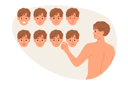 پیش‌نمایش فایل man-chooses-mask-with-emotions-to-hide-emotional-excitement-at-important-meeting-11624166 از پک فعالیت افراد