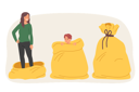 پیش‌نمایش فایل people-hide-in-huge-bags-and-take-turns-come-out-surprising-each-other-and-rejoicing-at-meeting-11624173 از پک فعالیت افراد