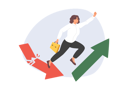 پیش‌نمایش فایل successful-businesswoman-performs-superhero-jump-improving-company-financial-performance-11624144 از پک فعالیت افراد