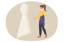 پیش‌نمایش فایل woman-found-way-out-of-difficult-situation-goes-to-giant-keyhole-in-wall-as-metaphor-challenge-11624154 از پک فعالیت افراد