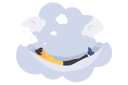 پیش‌نمایش فایل woman-sleeps-in-hammock-suspended-on-clouds-having-good-dreams-and-filling-herself-with-energy-11624163 از پک فعالیت افراد