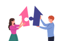 پیش‌نمایش فایل buying-family-property-by-couple-of-man-and-woman-putting-together-large-puzzle-in-shape-of-house-12208071 از پک فعالیت افراد