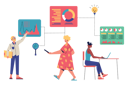 پیش‌نمایش فایل a-busy-time-to-manage-the-chart-6016827 از پک فناوری مالی