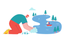 پیش‌نمایش فایل guy-wash-his-hand-in-the-lake-6076501 از پک سلامت روان