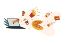 پیش‌نمایش فایل online-food-delivery-3428408 از پک خدمات تحویل