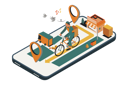 پیش‌نمایش فایل zero-emission-delivery-3428413 از پک خدمات تحویل