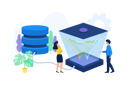 پیش‌نمایش فایل analysts-analyzing-server-data-3428287 از پک کلان‌داده و بصری‌سازی داده