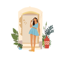 پیش‌نمایش فایل bohemian-girl-standing-near-wall-3428378 از پک سبک مد