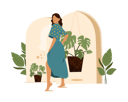 پیش‌نمایش فایل bohemian-girl-standing-sideways-for-photoshoot-3428392 از پک سبک مد