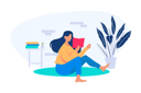 پیش‌نمایش فایل girl-reading-book-3428285 از پک عادی جدید