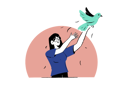 پیش‌نمایش فایل bird-release-3428244 از پک حالت‌های خالی (UI)