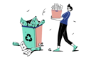 پیش‌نمایش فایل throw-garbage-3428242 از پک حالت‌های خالی (UI)
