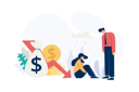 پیش‌نمایش فایل business-loss-3428348 از پک استارتاپ
