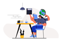 پیش‌نمایش فایل girl-doing-homework-4036138 از پک مدرسه و آموزش