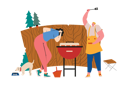 پیش‌نمایش فایل barbecue-party-4489338 از پک جشن مهمانی