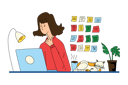 پیش‌نمایش فایل girl-doing-homework-4489312 از پک زندگی دانشگاهی
