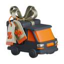 پیش‌نمایش فایل gift-delivery-truck-6632010 از پک جمعه سیاه