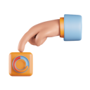 پیش‌نمایش فایل click-the-loading-button-6753226 از پک حرکت دست