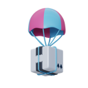 پیش‌نمایش فایل parachute-shipping-package-6967299 از پک خرید