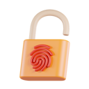 پیش‌نمایش فایل padlock-fingerprint-8868838 از پک امنیت سایبری