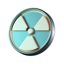پیش‌نمایش فایل radiation-sign-9150695 از پک علامت هشدار