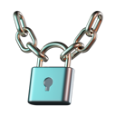 پیش‌نمایش فایل padlock-chain-10760680 از پک امنیت شبکه