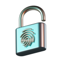 پیش‌نمایش فایل padlock-fingerprint-10760674 از پک امنیت شبکه