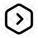پیش‌نمایش فایل right-hexagonalarrow-13174420 از پک پیکان