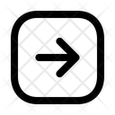 پیش‌نمایش فایل right-squarearrow-13174433 از پک پیکان