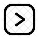 پیش‌نمایش فایل right-squarearrow-13174434 از پک پیکان