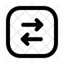 پیش‌نمایش فایل swap-horizontal-squarearrow-13174462 از پک پیکان