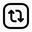 پیش‌نمایش فایل swap-square-arrow-13174468 از پک پیکان