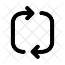 پیش‌نمایش فایل swap-square-arrow-13174470 از پک پیکان