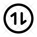 پیش‌نمایش فایل swap-vertical-circlearrow-13174475 از پک پیکان