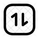 پیش‌نمایش فایل swap-vertical-squarearrow-13174476 از پک پیکان